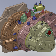 Transverse Mounted Front Rear Engine 6/7 Speed Sequential 